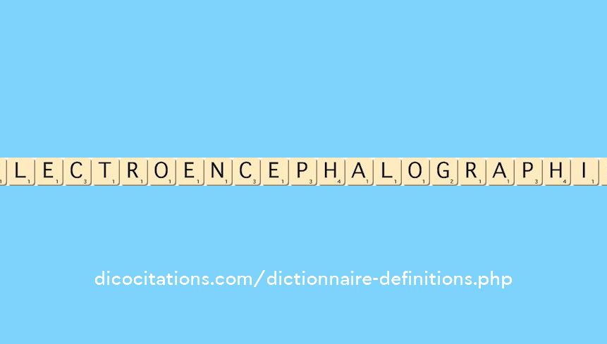 electroencephalographie electroencephalographie