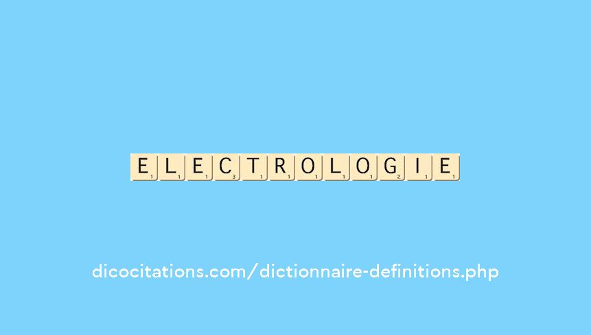 electrologie electrologie