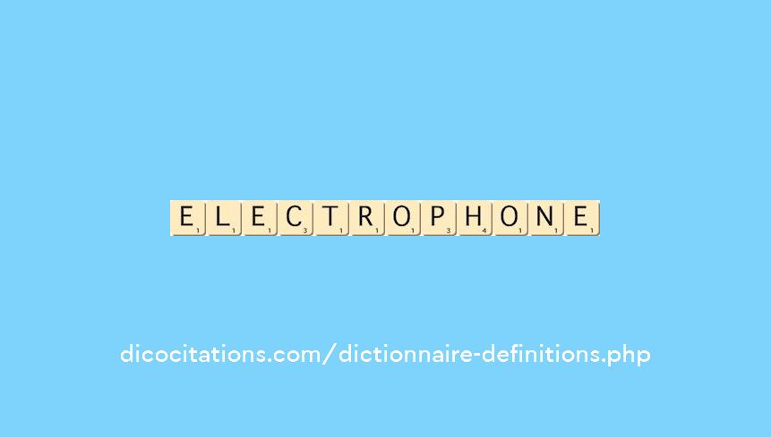 electrophone electrophone