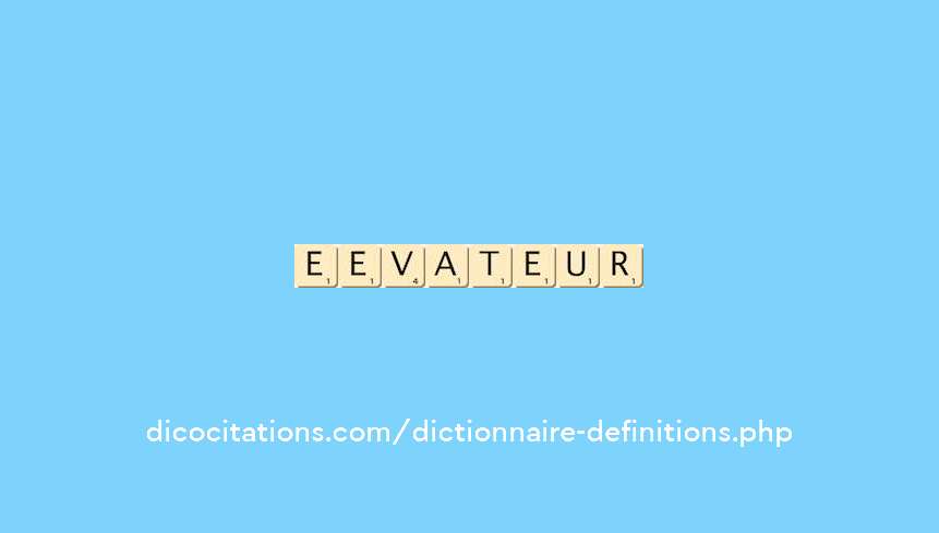 elevateur elevateur