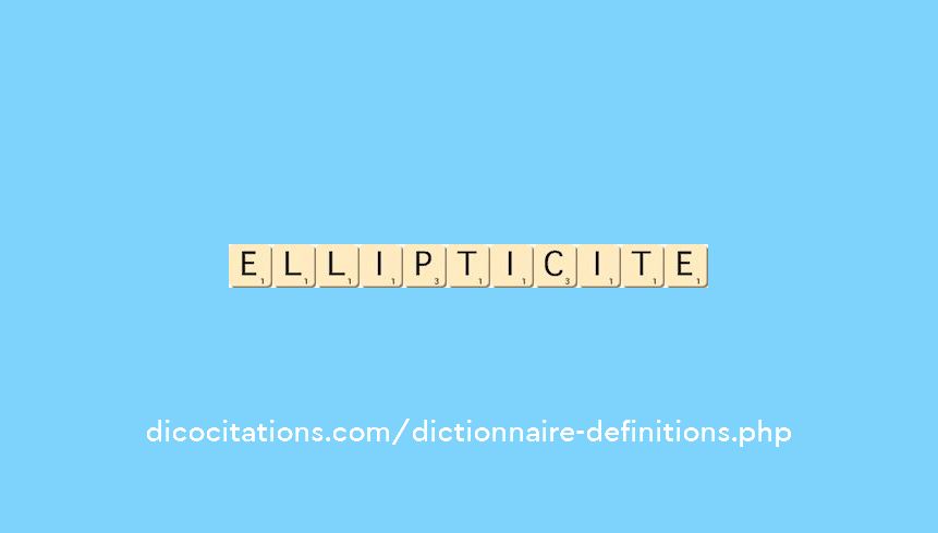 ellipticite