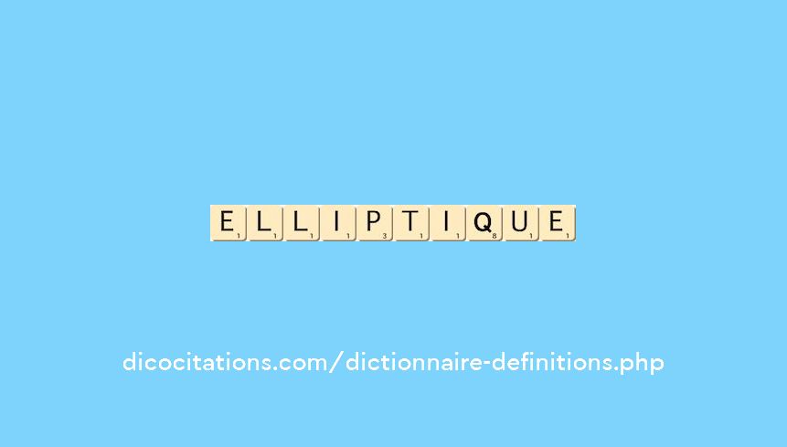 elliptique