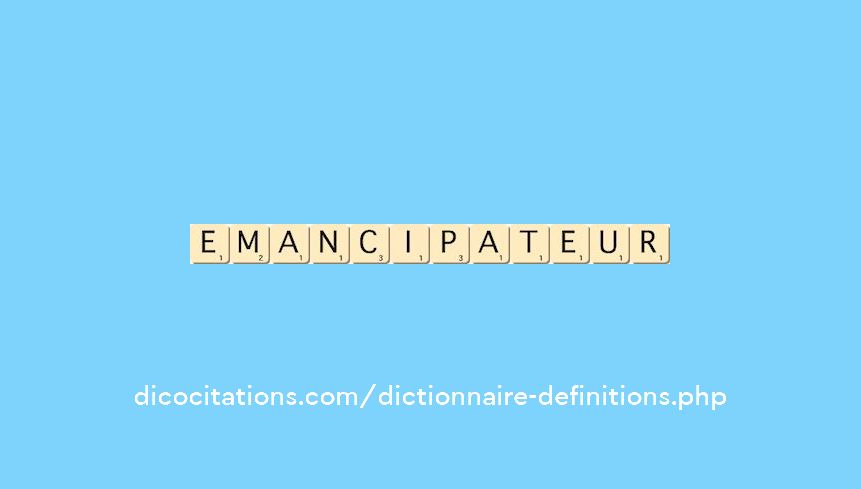 emancipateur emancipateur