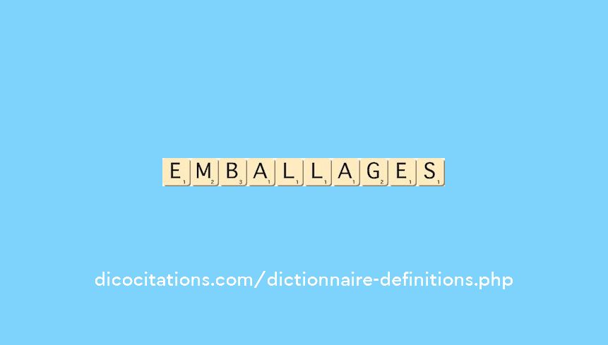 emballages emballages