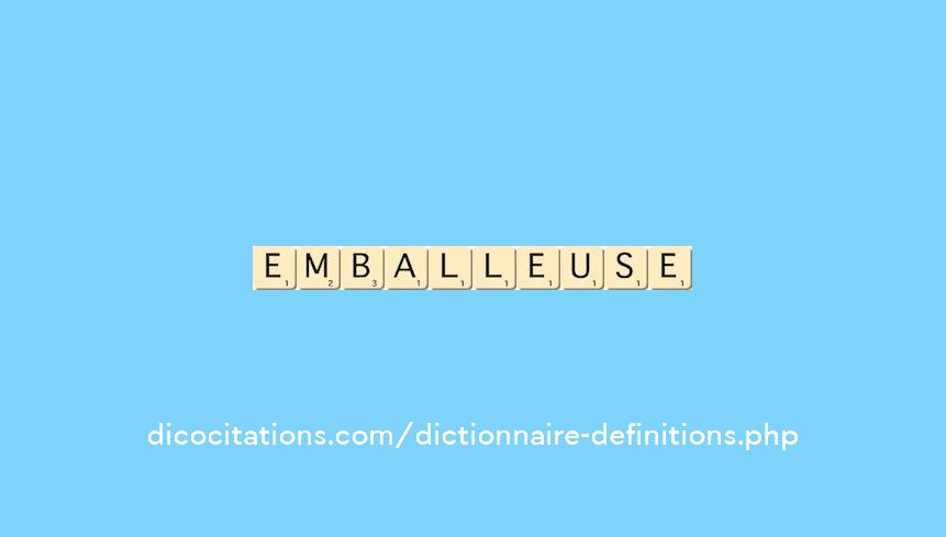 emballeuse emballeuse