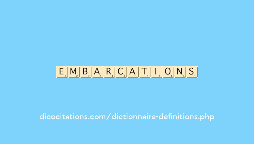 embarcations