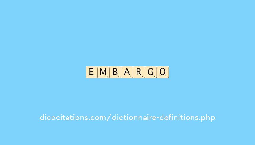 embargo embargo