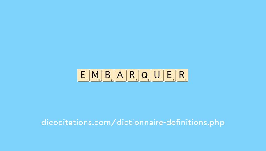 embarquer
