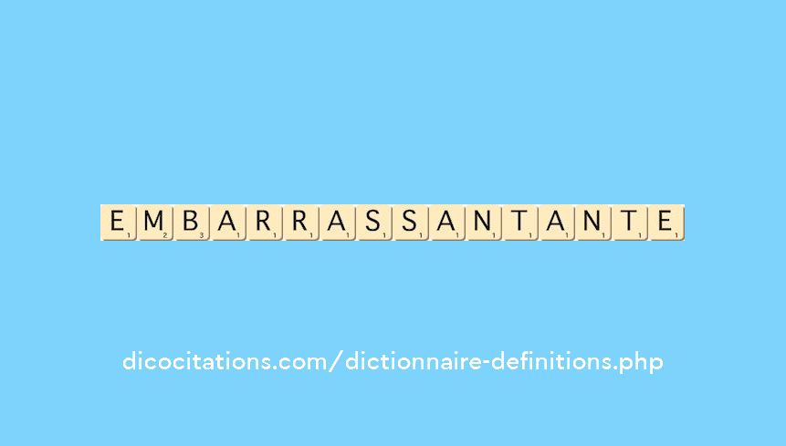 embarrassant--ante