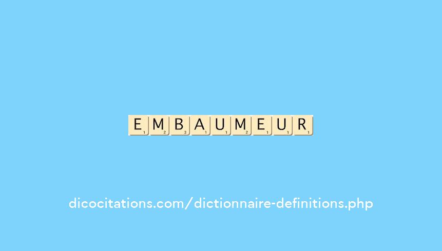 embaumeur embaumeur