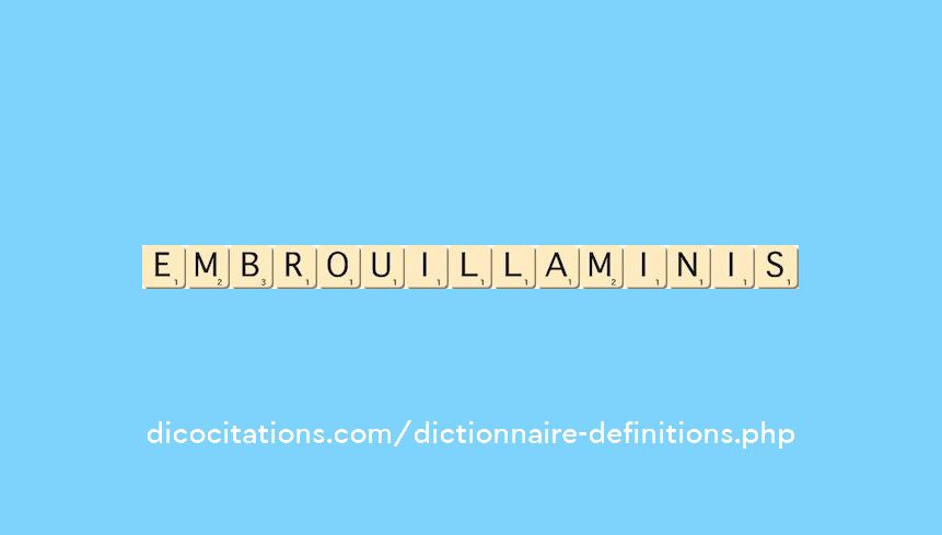 embrouillaminis embrouillaminis