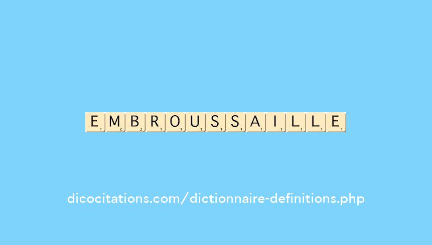 embroussaille embroussaille