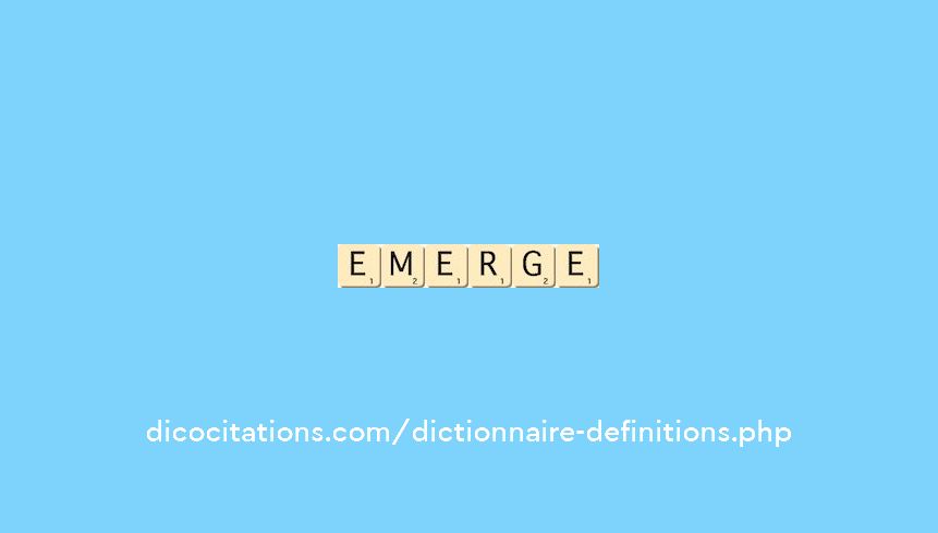 emerge emerge