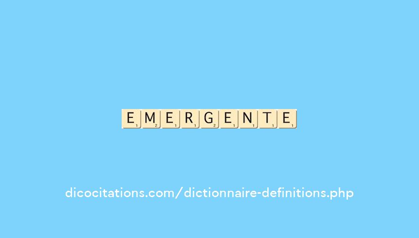 emergente emergente