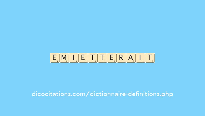emietterait emietterait