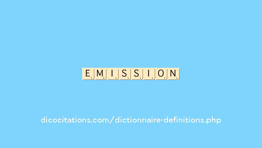 emission