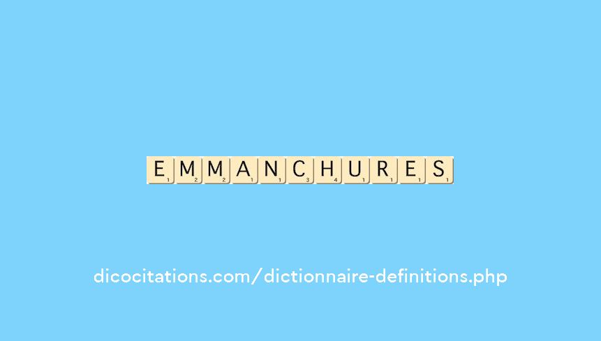 emmanchures emmanchures