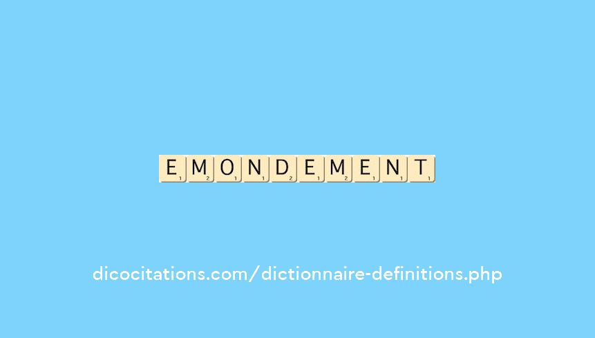 emondement