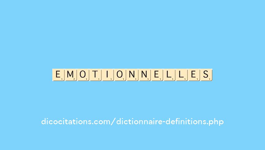 emotionnelles emotionnelles