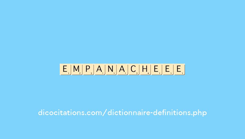 empanache--ee