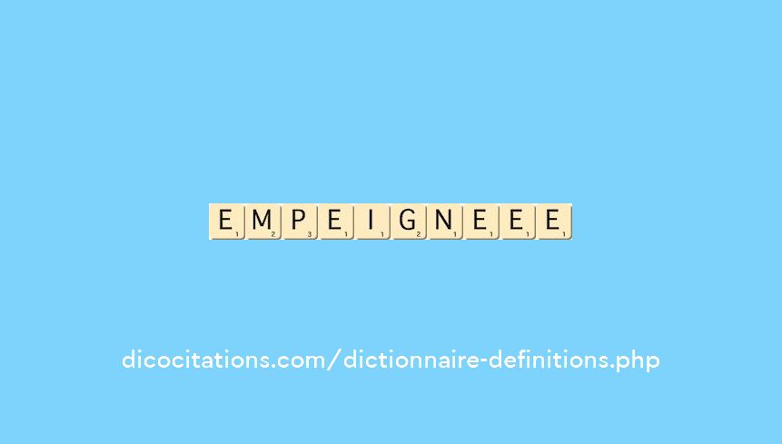empeigne--ee