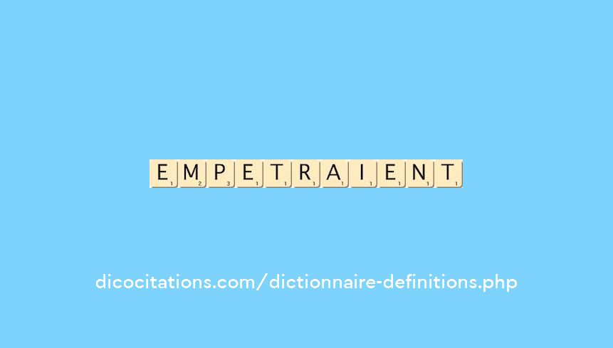empetraient empetraient