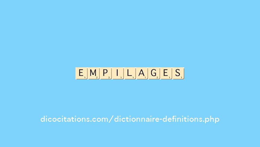 empilages empilages