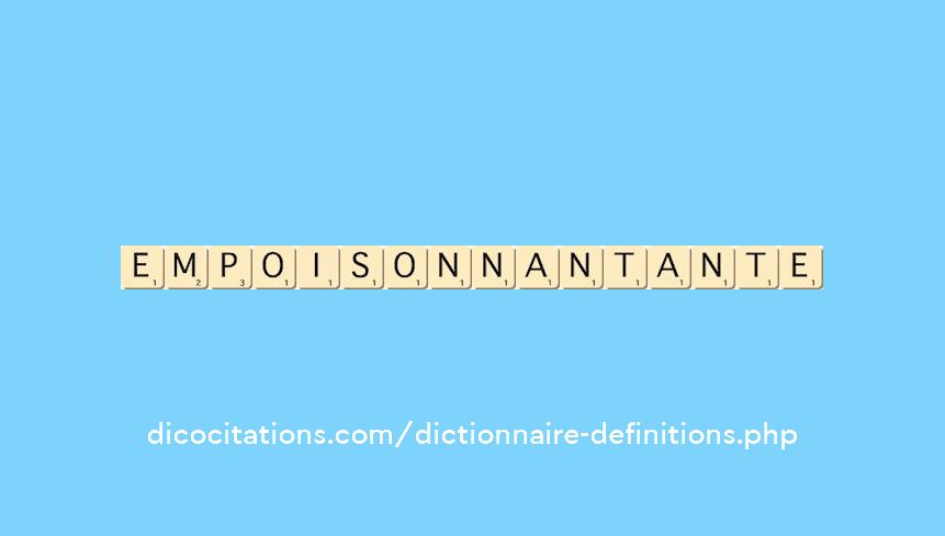 empoisonnant--ante