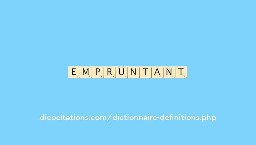empruntant