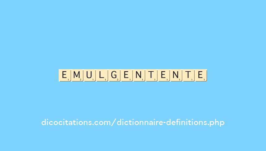 emulgent--ente emulgent--ente