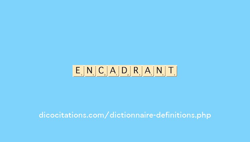 encadrant encadrant