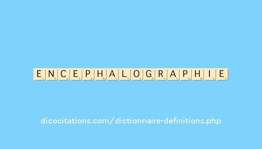 encephalographie encephalographie