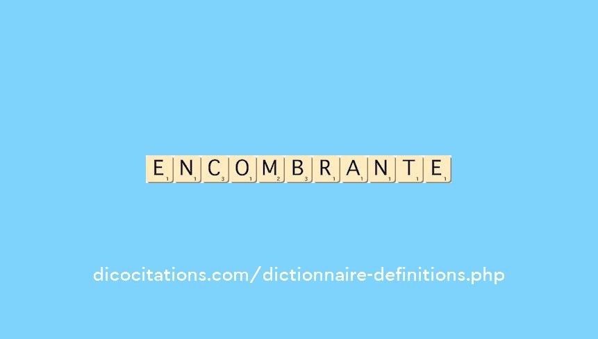 encombrante encombrante