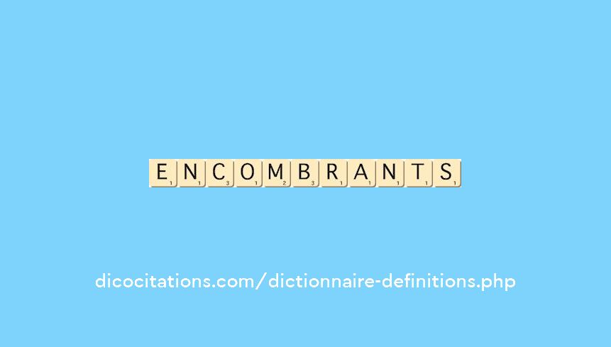 encombrants