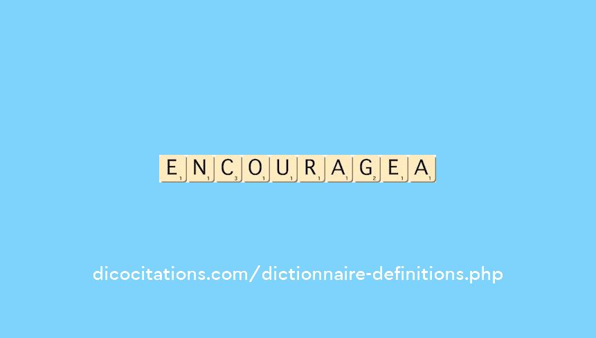 encouragea