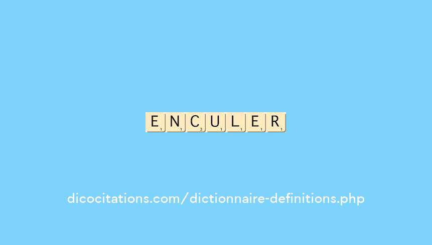 enculer enculer