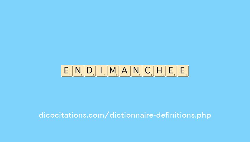 endimanchee endimanchee