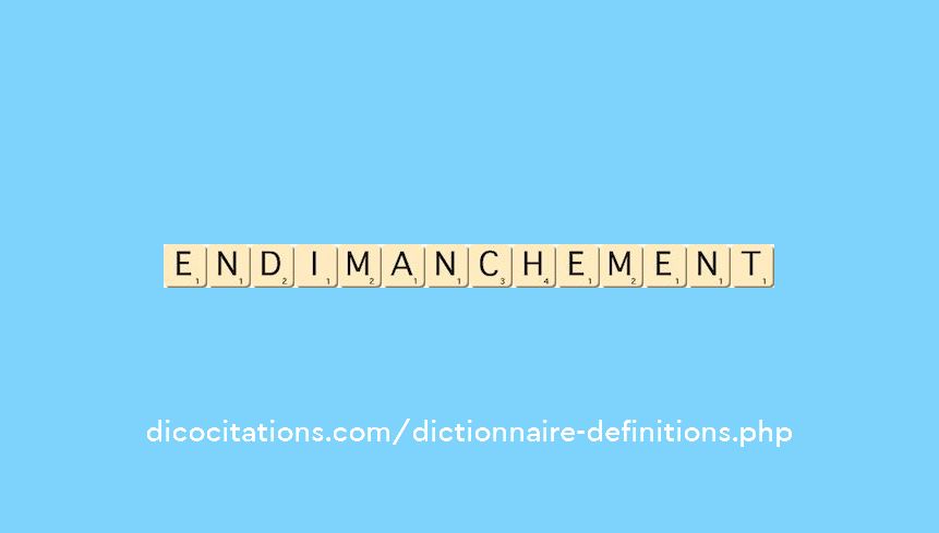 endimanchement endimanchement