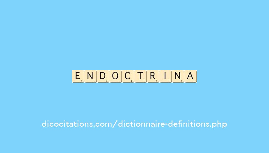 endoctrina