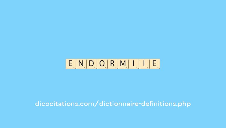endormi--ie