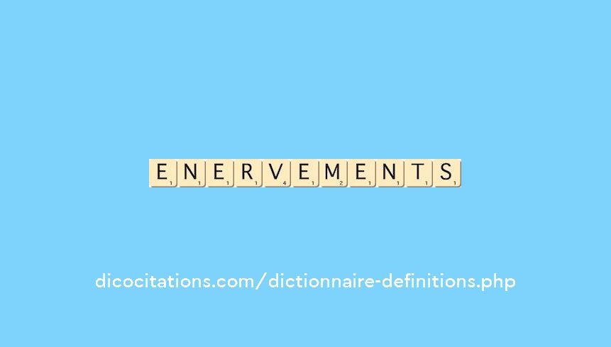 enervements enervements