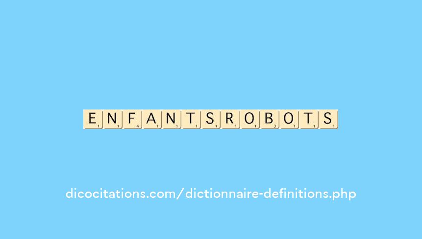 enfants-robots enfants-robots