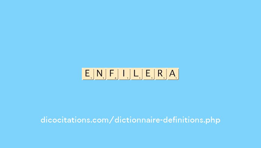 enfilera enfilera