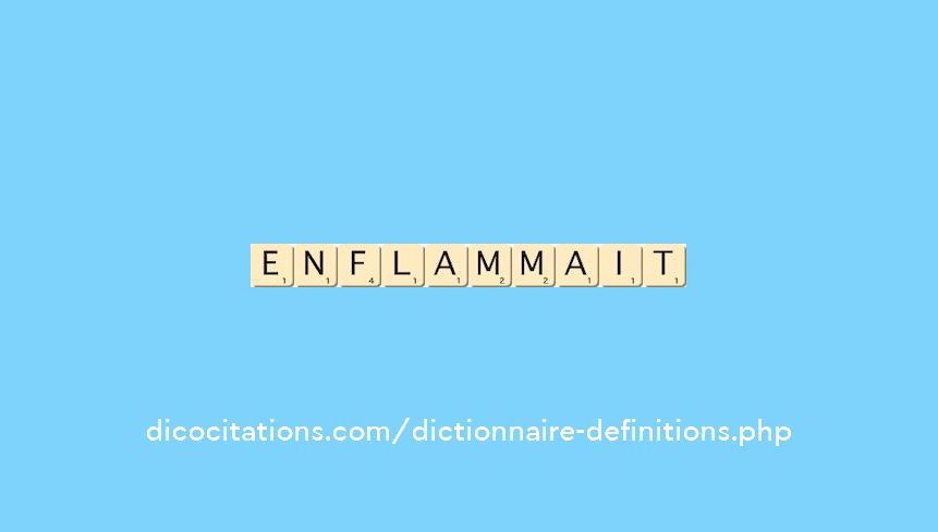 enflammait enflammait