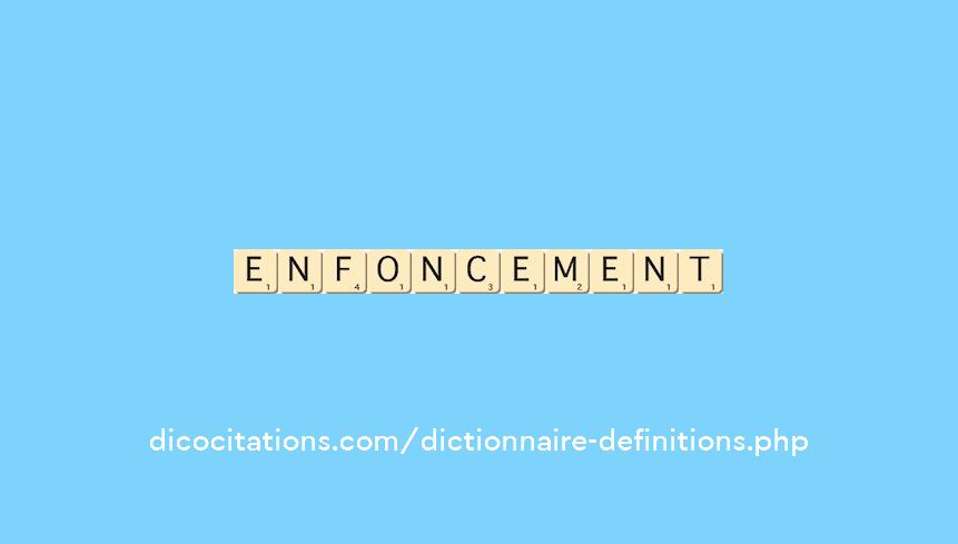 enfoncement