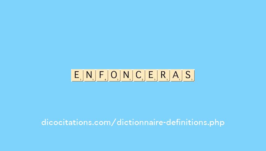 enfonceras enfonceras