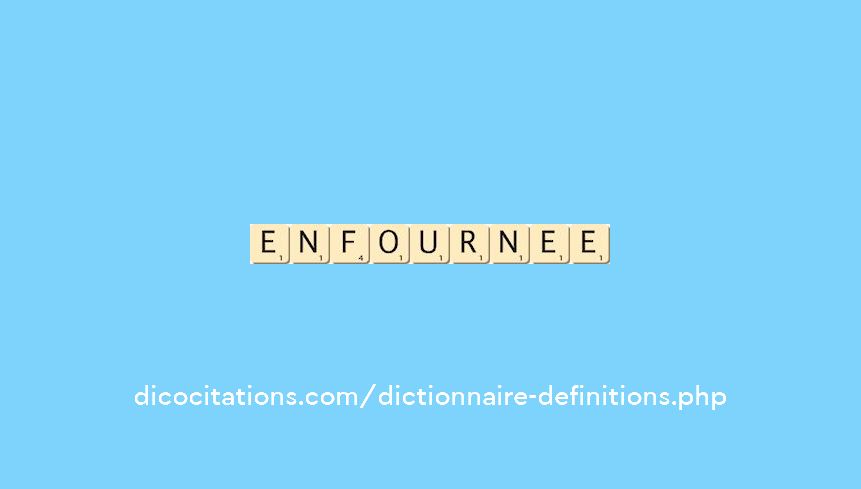 enfournee enfournee