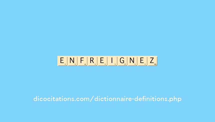 enfreignez
