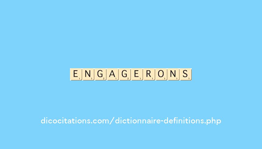 engagerons engagerons