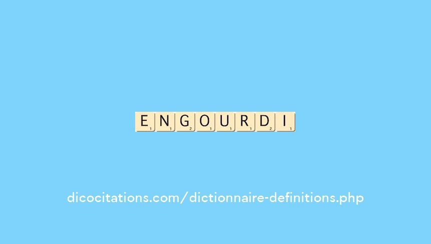 engourdi engourdi